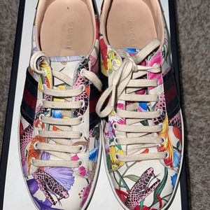 Gucci Snake Flora Sneaker